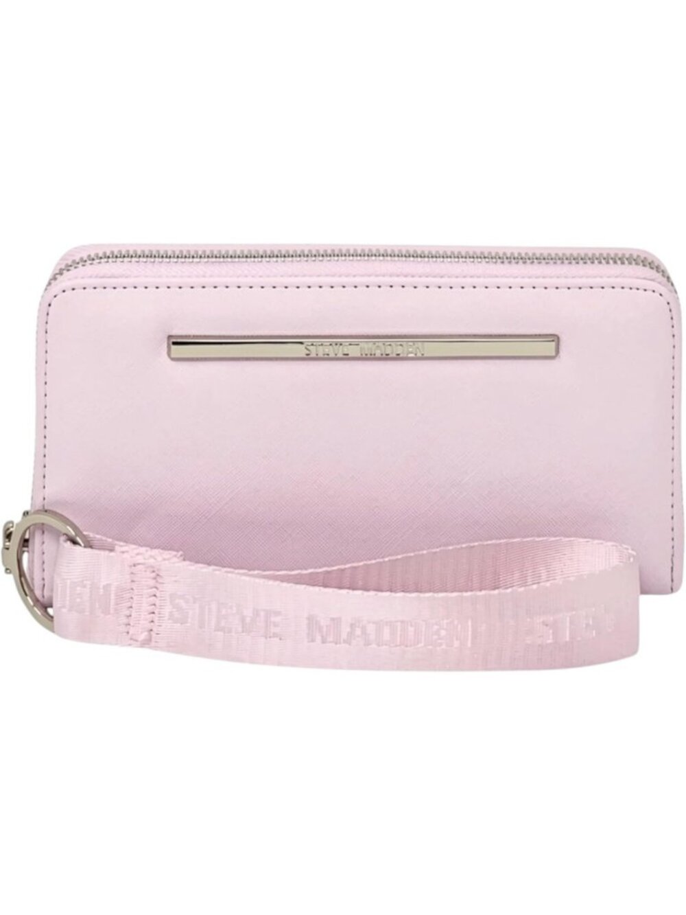 Chic Zip Around Wristlet Clutch with Stylish Bzip Design - Perfect for Everyday